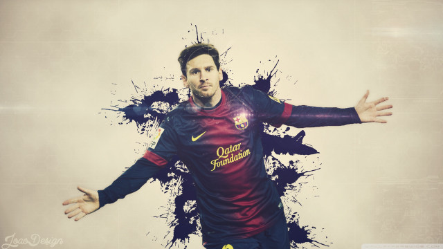 Heroic man paint splash outstretched free wallpaper - medium preview image