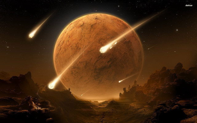 Planets star background distant object free wallpaper - medium preview image