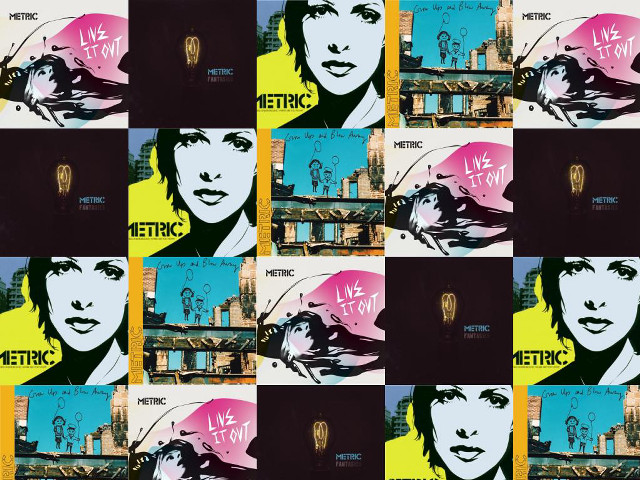 Woman hat city collage background free wallpaper - medium preview image