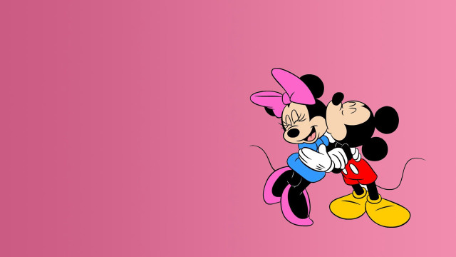 Mickey mouse pink background pop free wallpaper - medium preview image