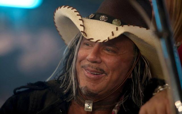 Cowboy hat microphone man performance free wallpaper - medium preview image