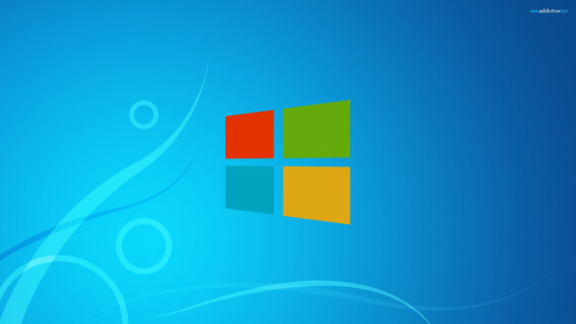 Blue background window wave white free wallpaper - medium preview image