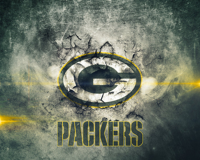 Green bay packers logo grungy #2 free wallpaper - medium preview image