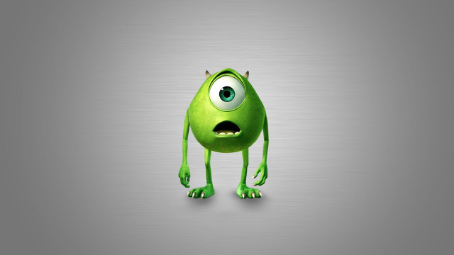 Green monster surprised look hands #2 free wallpaper - medium preview image