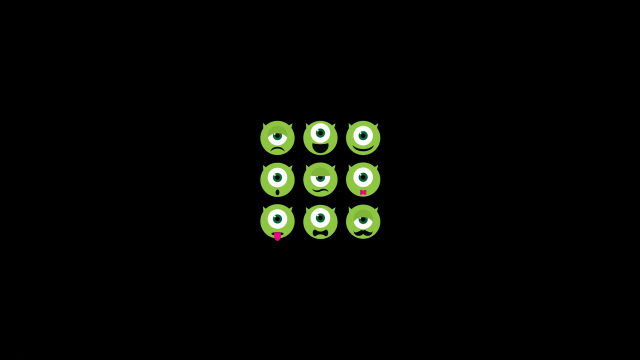 Green eyes black background eyeball free wallpaper - medium preview image