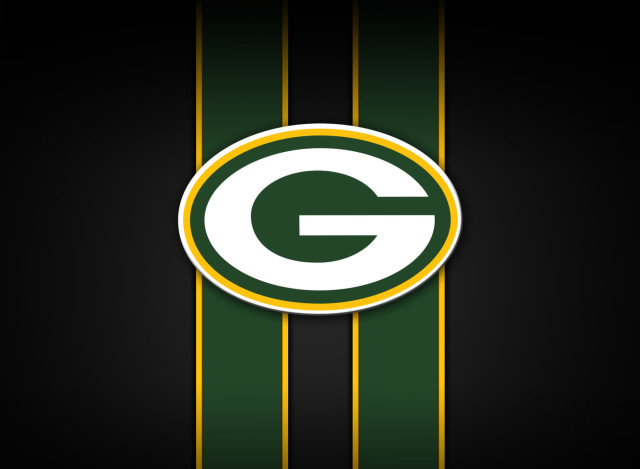 Green packers logo black background free wallpaper - medium preview image