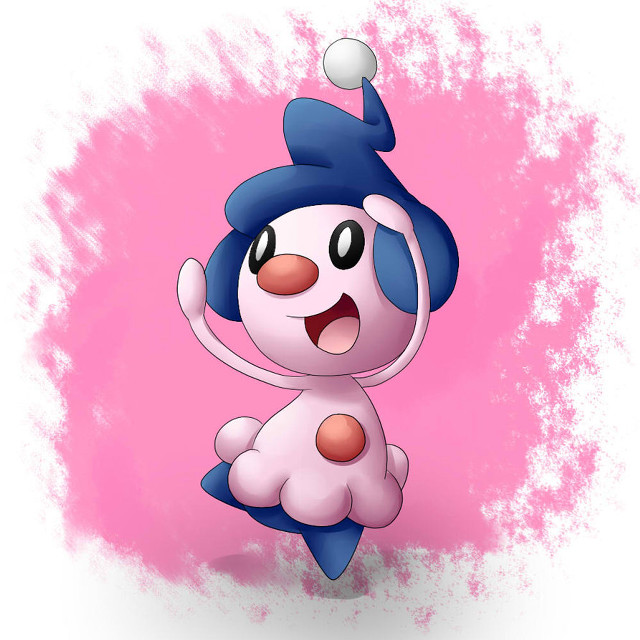 Cartoon character pink background blue free wallpaper - medium preview image