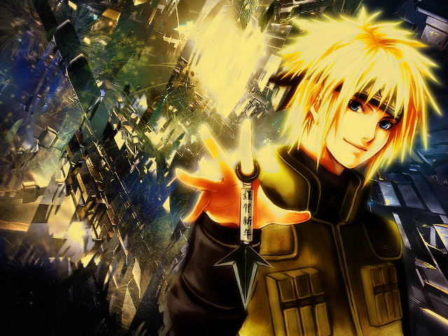 Blonde man sci fi holding free wallpaper - medium preview image