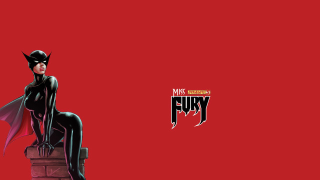 Black catwoman brickwall red background free wallpaper - medium preview image