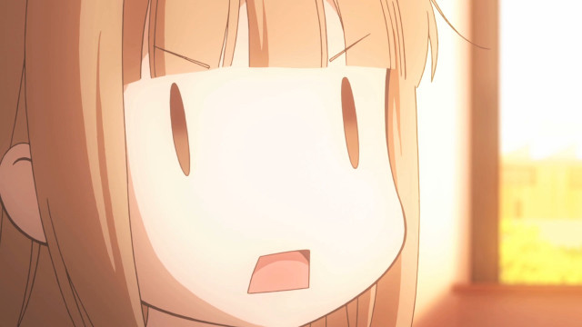 Blonde woman surprised expression white free wallpaper - medium preview image