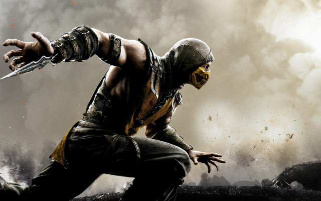 Man costume knife explosion smoke free wallpaper - medium preview image