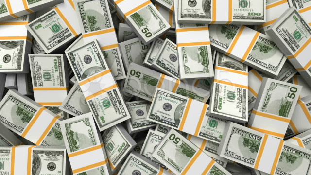 Hundred dollar bills pile white free wallpaper - medium preview image