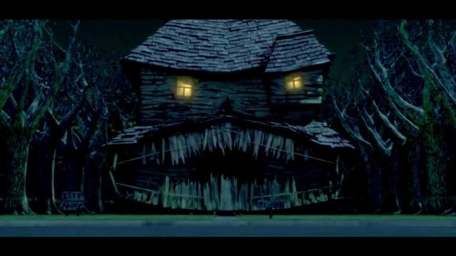 House light dark forest night free wallpaper - medium preview image