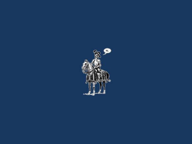 Man riding horse thought bubble #2 free wallpaper - medium preview image