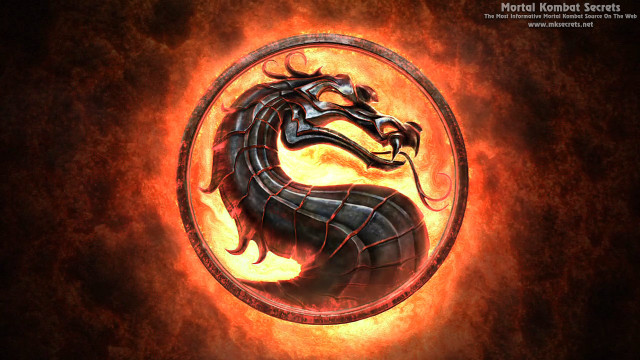 Dragon circle fire black red free wallpaper - medium preview image