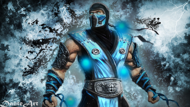 Man blue outfit storm lightning #2 free wallpaper - medium preview image