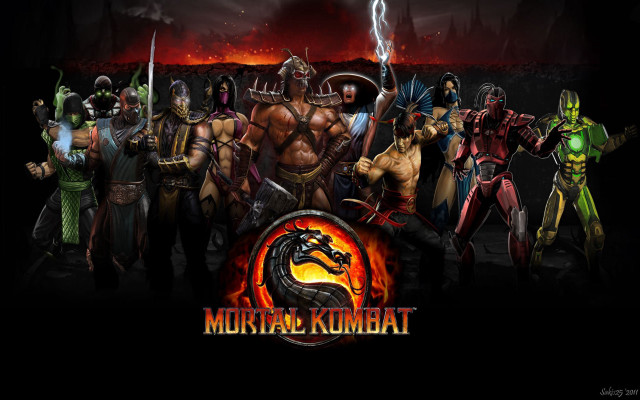 Group costumed heroes dragon snake free wallpaper - medium preview image