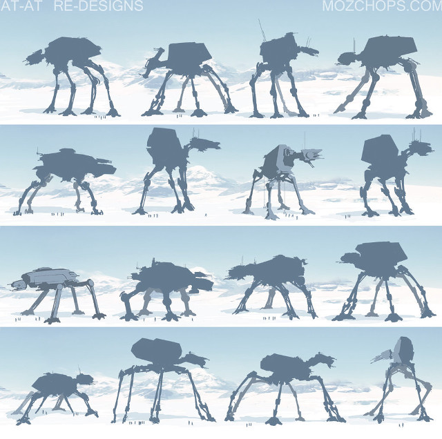 Robot snow sky stages series free wallpaper - medium preview image