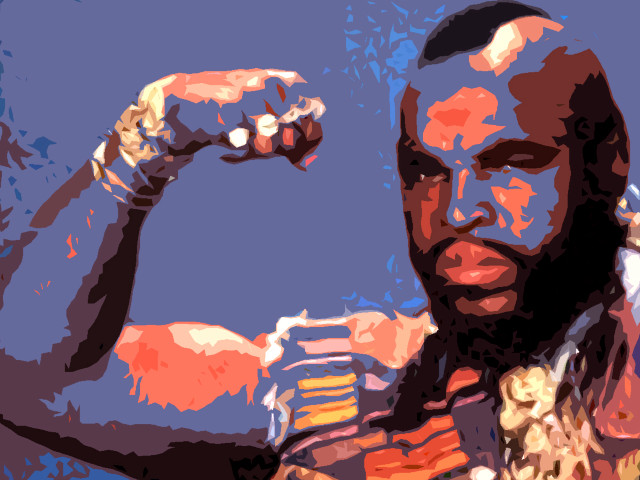 Bearded man glass water fist free wallpaper - medium preview image