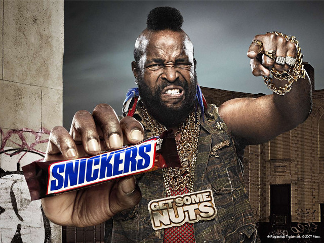 Man holding snickers chain neck free wallpaper - medium preview image