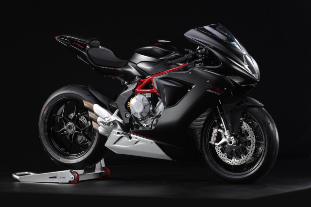 Black motorcycle raytraced 3d render free wallpaper - medium preview image