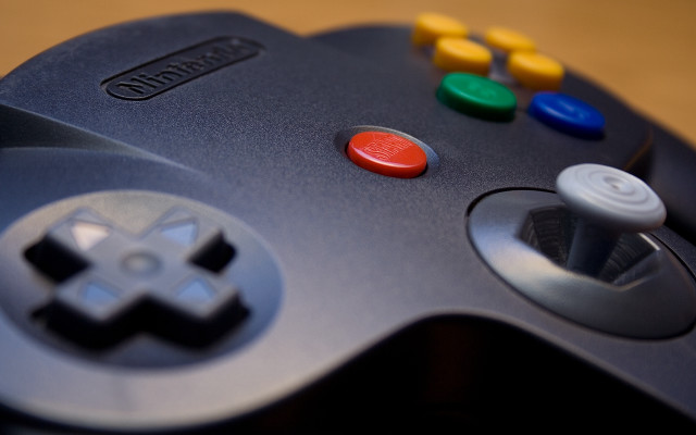 Close up video game controller free wallpaper - medium preview image