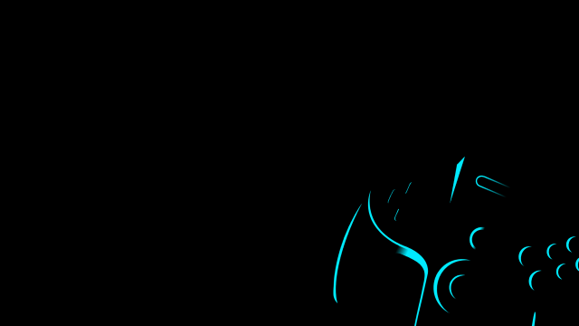 Black background blue design bottom free wallpaper - medium preview image