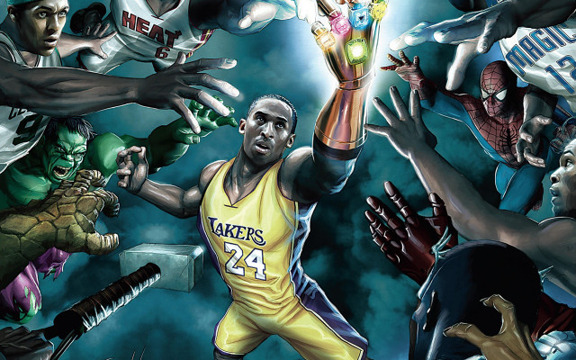 Basketball player trophy crowd hands #2 free wallpaper - medium preview image