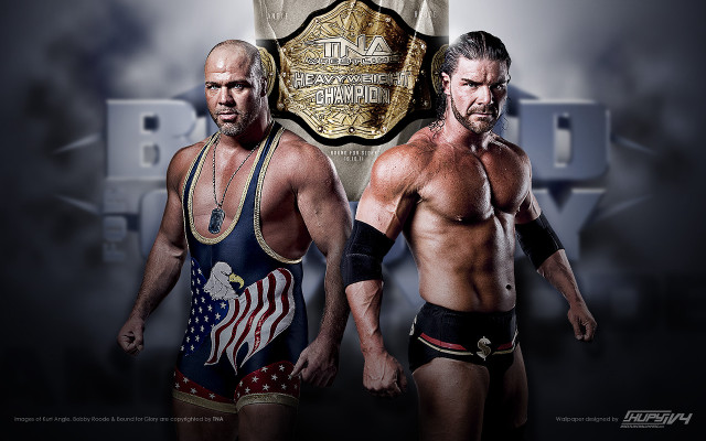 Wrestlers standing ring flag gear free wallpaper - medium preview image