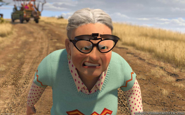 Cartoon character walking dirt road free wallpaper - medium preview image