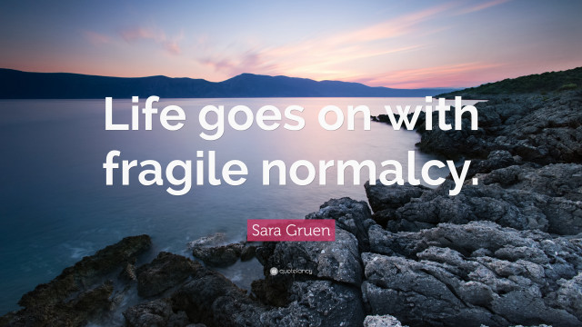 Life goes on fragile normality free wallpaper - medium preview image