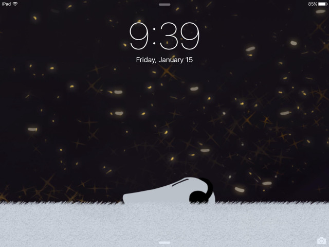 Black white clock stars white free wallpaper - medium preview image
