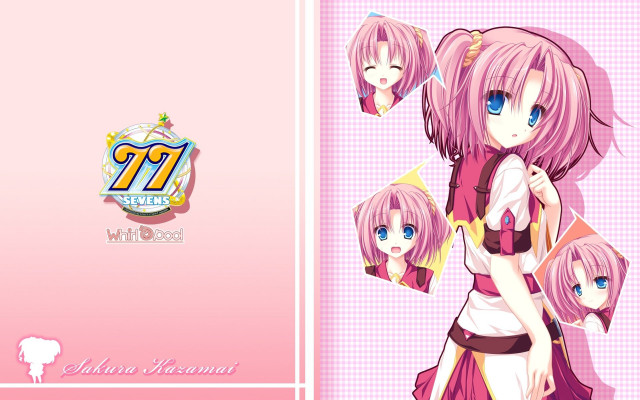 Pink anime character long hair #2 free wallpaper for desktop - medium preview image