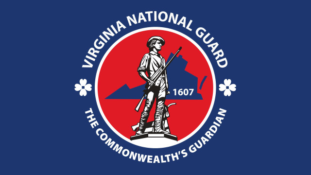 Virginia guard logo blue red free wallpaper - medium preview image