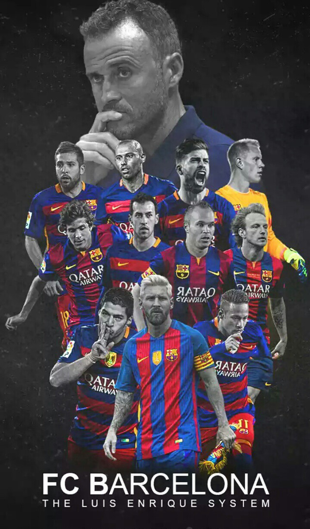 Soccer team poster man middle free wallpaper - medium preview image