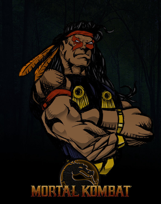 Man sword snake arm drawing free wallpaper - medium preview image
