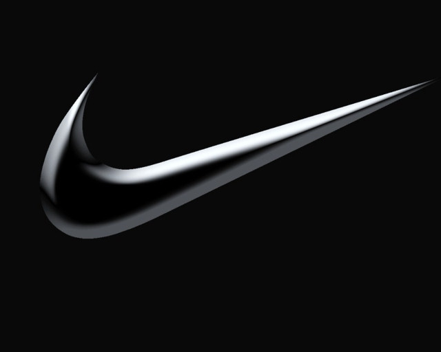 Black white nike logo black free wallpaper - medium preview image