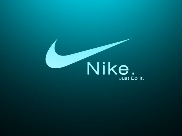 Nike blue glow poster moon free wallpaper - medium preview image