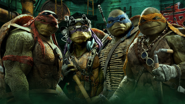 Teenage mutant turtles green room free wallpaper - medium preview image