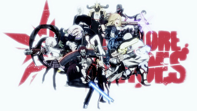 Anime characters swords stars words free wallpaper - medium preview image