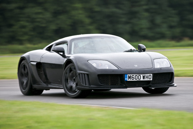 Grey sports car driving road free wallpaper - medium preview image