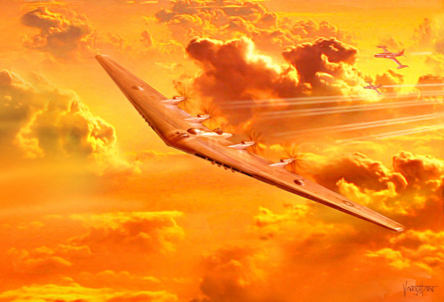 Plane flying sky clouds background free wallpaper - medium preview image