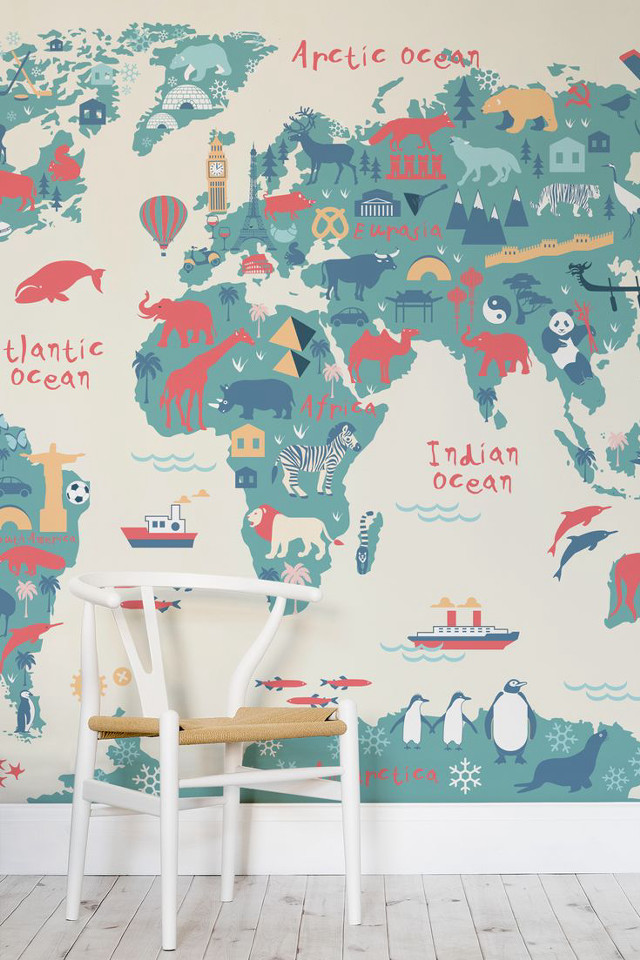 Chair wall map wooden chair #2 free wallpaper - medium preview image
