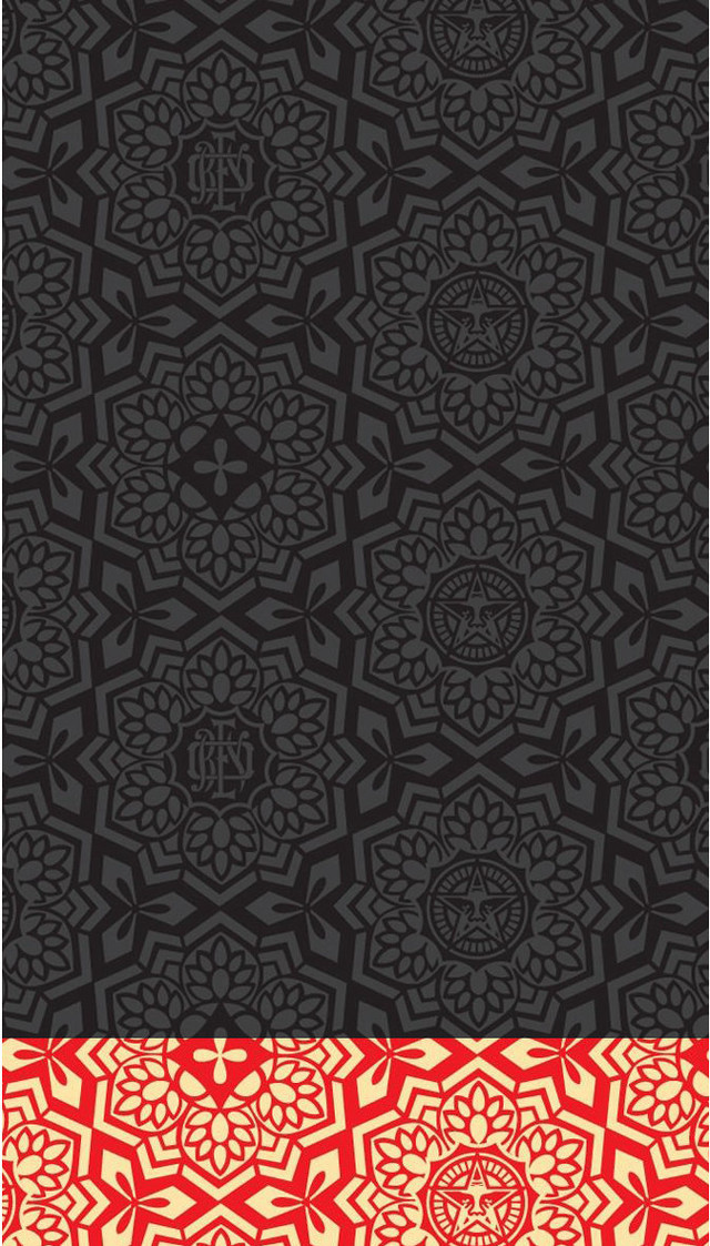 Red black background pattern design #3 free wallpaper - medium preview image