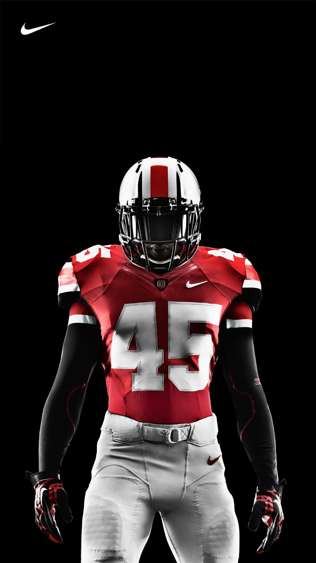 Football player red white black free wallpaper - medium preview image