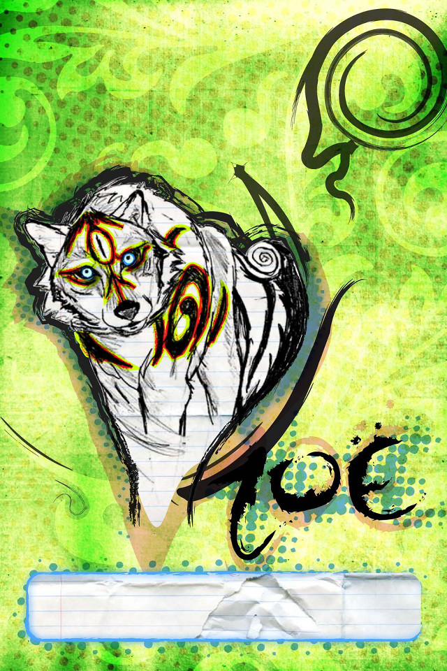 Wolf green background question mark free wallpaper - medium preview image