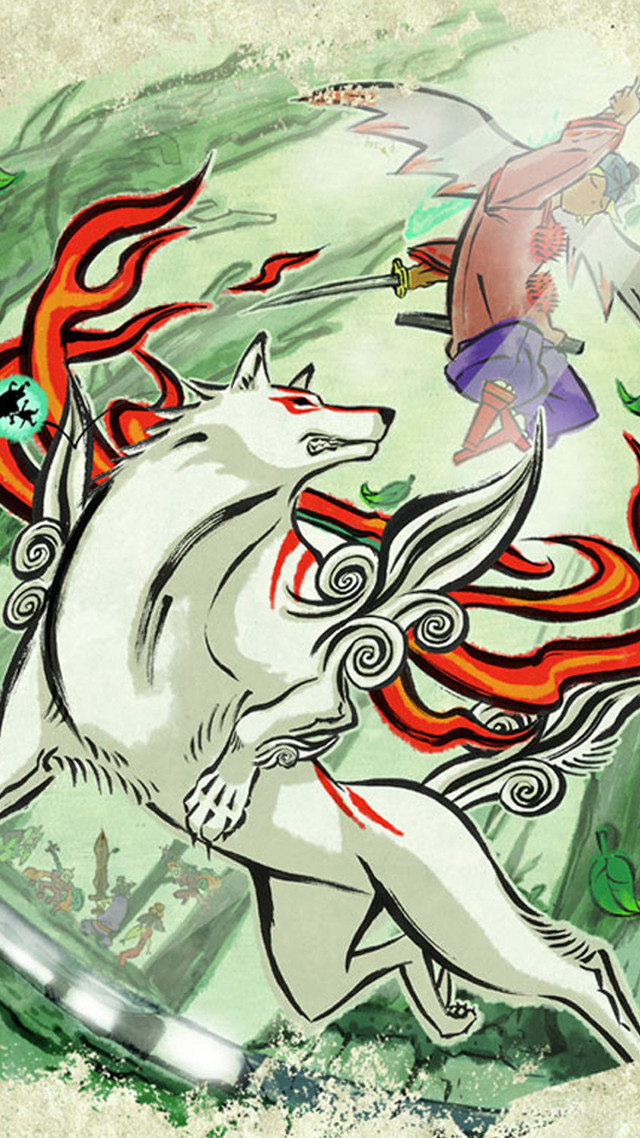 Unicorn bird plate flowers leaves free wallpaper - medium preview image