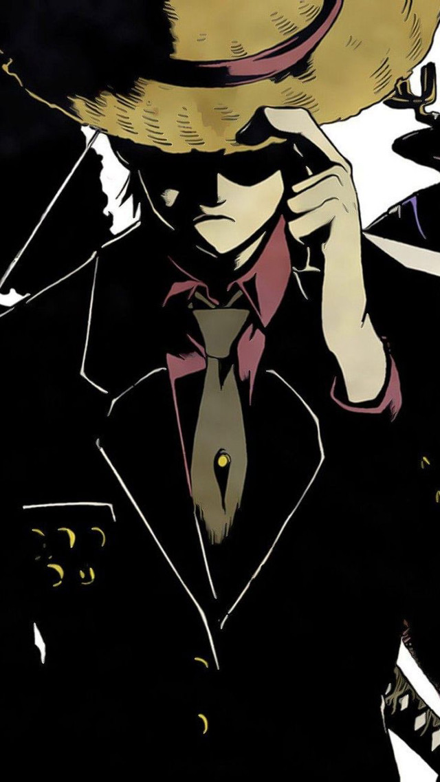 Man hat tie talking cellphone free wallpaper - medium preview image