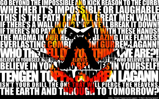 Batman black red poster quote free wallpaper - medium preview image
