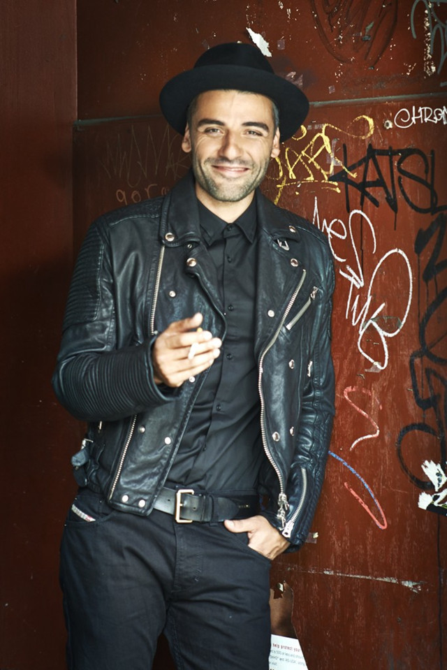 Man black hat leather jacket #3 free wallpaper - medium preview image